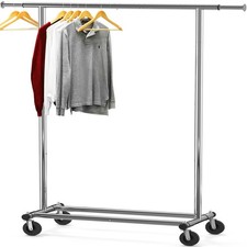 Heavy Duty Clothing Garment Rack, Chrome