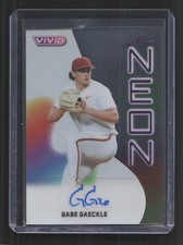 2025 LEAF VIVID #NA-GG1 GABE GAECKLE /4 NEON ACETATE