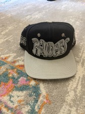 De colección Drew Pearson Los Angeles Raiders NFL Burbuja Graffiti Adulto Snapback Sombrero