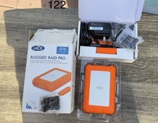 LaCie Rugged RAID Pro 4TB USB-C & SD Health 100% Usage 26 Hours