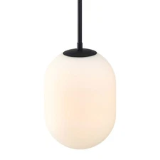 Designers Fountain D324M-8P Noor 9"W Mini Pendant - Black