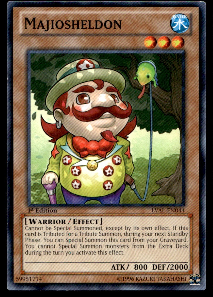 Majiosheldon - LVAL-EN044 - 1st Edition - YuGiOh