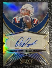 2024 Panini Select - Select Signatures Demario Douglas #SSP-DDO Silver Prizm...