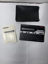 1990s Franklin Crosswords Puzzle Solver Model CW-50 w/ Case, Tested Works