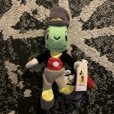 Disney Jiminy Cricket Plush Mini Bean Bag Disney Store Pinocchio VINTAGE NEW NWT