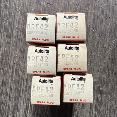 NOS Motorcraft Autolite ARF42 Spark Plugs Lot Of 6