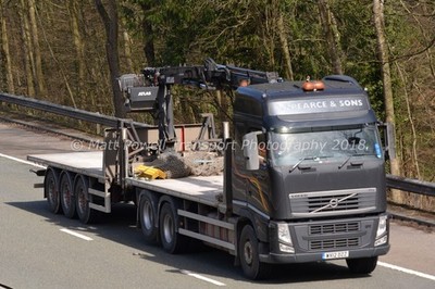 LKW Foto 12x8 - Volvo FH - J.F Pearce & Sons - WX12 DZZ