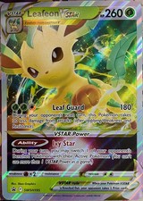 Leafeon VSTAR Black Star Promo *Jumbo Card* - SWSH195 - Pokemon 2022