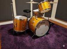 1965 Ludwig Club Date Outfit - Gold Sparkle - Museum Grade/ Studio Recording
