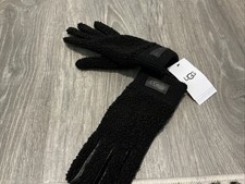 UGG Cuff Sherpa Gloves Black Women  s Size: L/XL NWT
