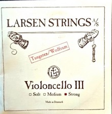 Larsen Cello G String STRONG, 4/4 Size Tungsten FREE SHIPPING 