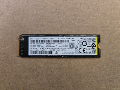 WESTERN DIGITAL PC SN810 NVMe SSD OPAL 512GB SSD-SDCQNRY-512G-1001- 99% HEALTH