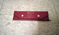 Vintage L S Starrett No S167A Stainless Steel Radius Gage Set