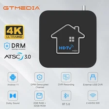ATSC 3.0 TV Tuner Box over-the-air DVR Recorder Android Streaming Player HDMI