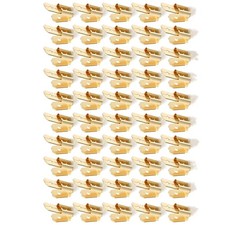 50PCS 3 Way Dual Male to Single Female Brass Piggyback Spade Connectors Adapter