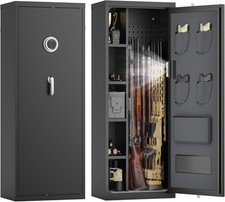 14-15 Large Gun Safe for Rifles  Pistols,Gun Cabinet W/ Quick-Access Digital