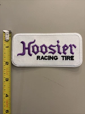 Hoosier (Embroidered Iron on patch) Racing Tires