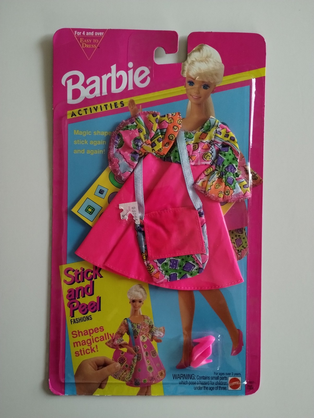 Barbie 3 Items:Pool, Exercise, Bar Bells, Clothing, Shoes, Stick And Peel