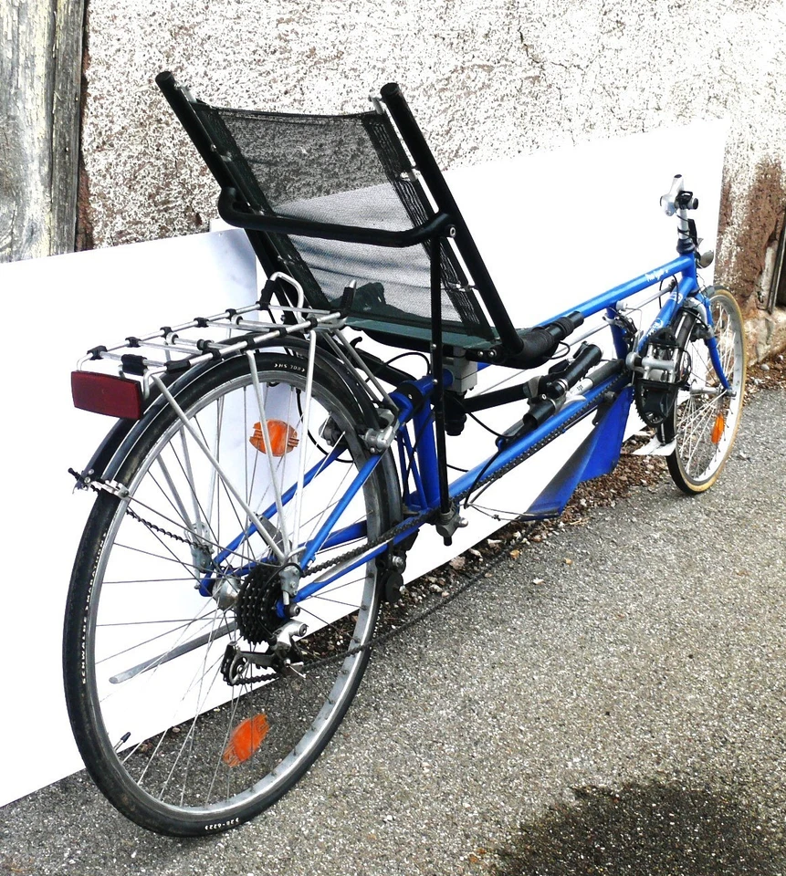 Liegerad Typ Per Gynt, komplett mit großer Gepäckablage - Bild 2 von 4