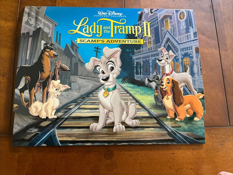 4 2001 Disney's Lady and the Tramp Exclusive Commemorative Lithograph