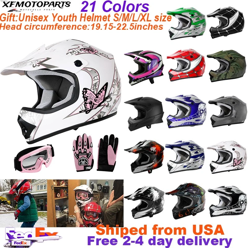 Unisex Kids On-Road Motorcycle & Powersports Helmets For Sale