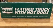 2022 Hess Flatbed Truck With Hot Rods Lights Up And Makes Sounds Open Box