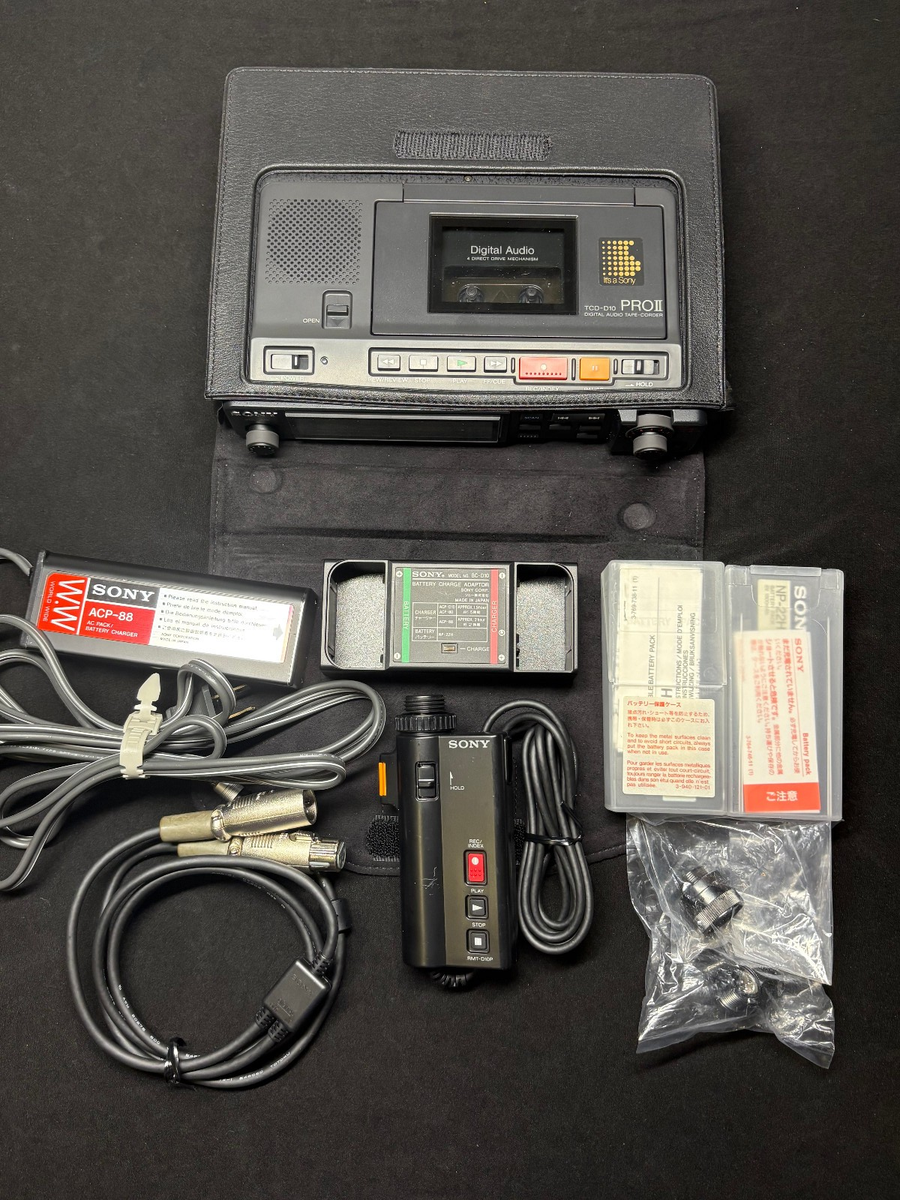 Sony TCD-D10 Pro II Digital Audio Tape-Corder DAT Player/Recorder