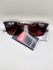 Authentic Ray-Ban Chris 54mm Sunglasses - Matte Tortoise / Brown Gradient NIB