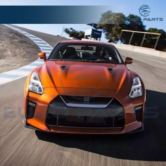 Kit de parachoques delantero conversión de cubierta para Nissan GTR 2009-2022 actualización a 2017 Foto 3 de 4