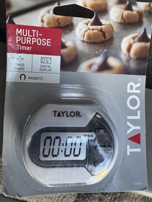 Taylor 5806 Classic Big Digit Minute/Second Digital Kitchen Timer