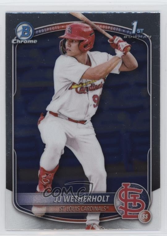 2025 Bowman Chrome Prospects JJ Wetherholt #BCP-22 11qd