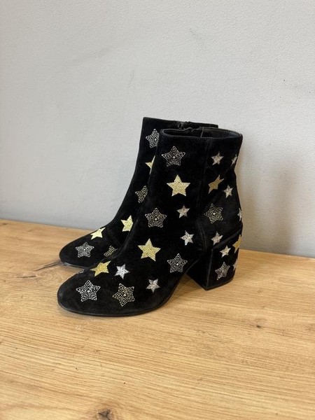 Women Windsor Smith Boots Black Suede 38