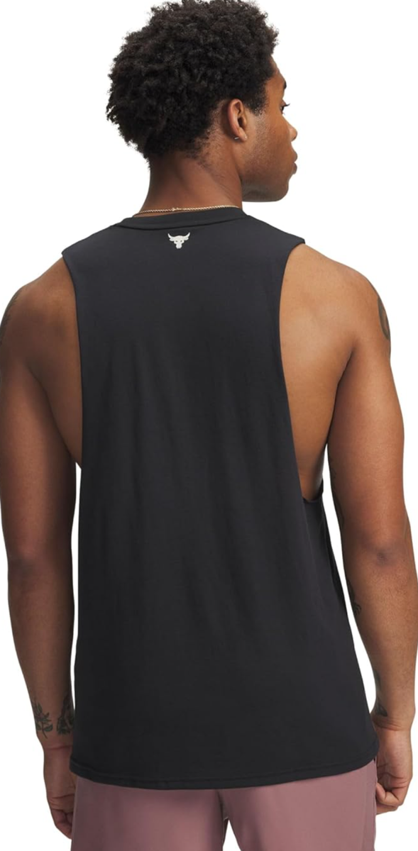 NEW Under Armour Project Rock Tank Top Iron Paradise Sleeveless