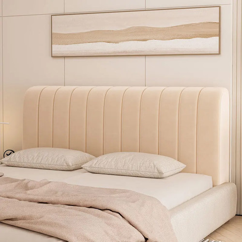 Kopfteilbezug Queen Size, Stretch Samt Kopfteil Schonbezug, Staubdicht Bett H - Bild 4 von 166