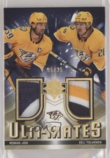 2021-22 Upper Deck Ultimate Collection 5/35 Roman Josi Eeli Tolvanen Patch 0c3