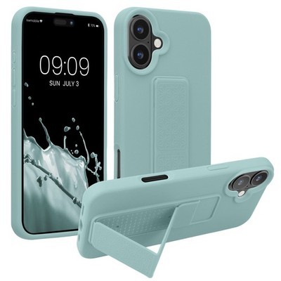 Hülle für Apple iPhone 16 Plus Hülle Silikon Case Handy Cover Fingerhalter
