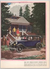 Ford Fordor Sedan 3-Window Transverse Springs Cars 1930 Vintage Print Ad