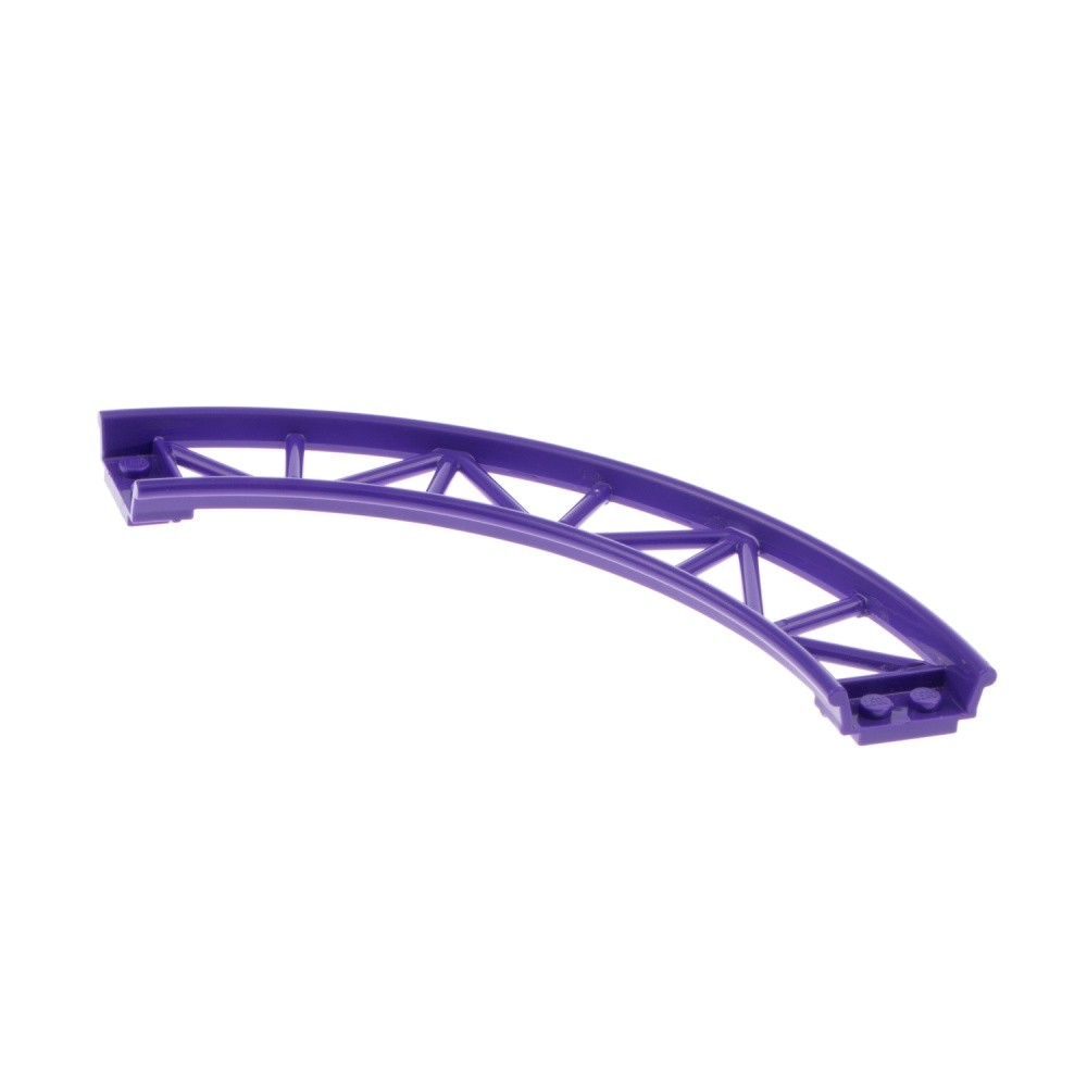 1X Lego Roller Coaster Track 90° 14X14X1 Dark Purple Curve Railway Track 25061
