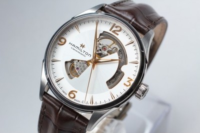 [Fast wie neu] Hamilton Jazzmaster H327050 Weiße Automatik Uhr