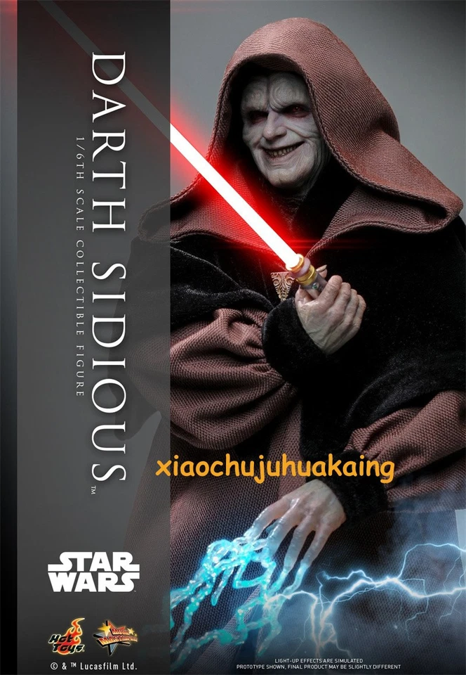 Hot Toys MMS745 Star Wars III Revenge of the Sith Darth Sidious Figure Model Toy - Image 3 of 4