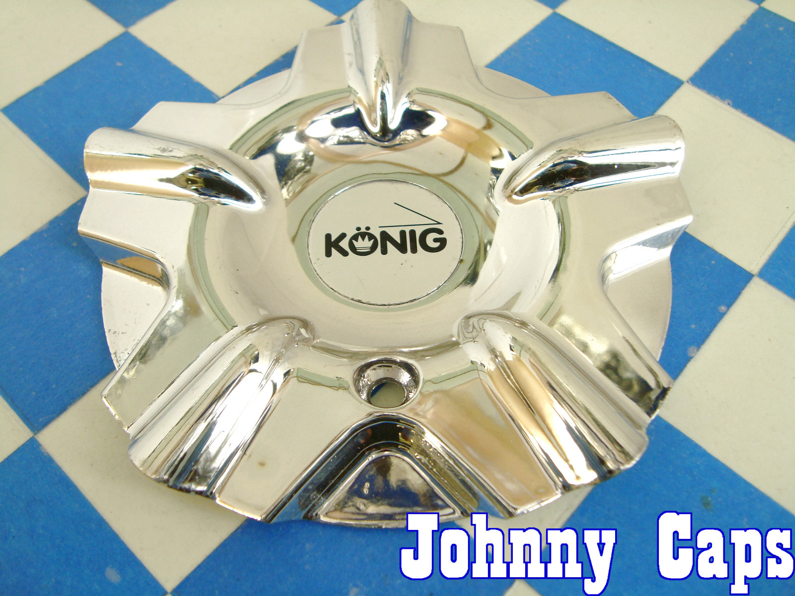 Konig Wheels Chrome Custom Wheel Center Caps  Center Cap (1)