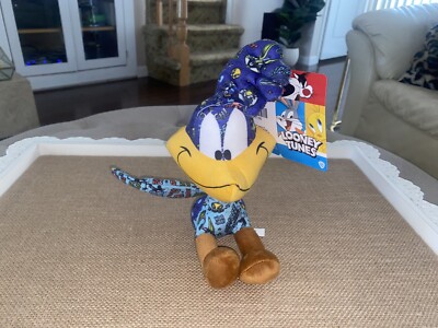 New Looney Tunes Road Runner Sticker Bomb VHTF Plush Toy 10” NWT