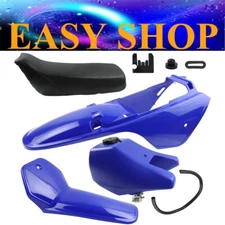 BLUE Plastics Cover Fender Fairing Seat Fuel Tank For Yamaha PEEWEE 80 PW80 PY80