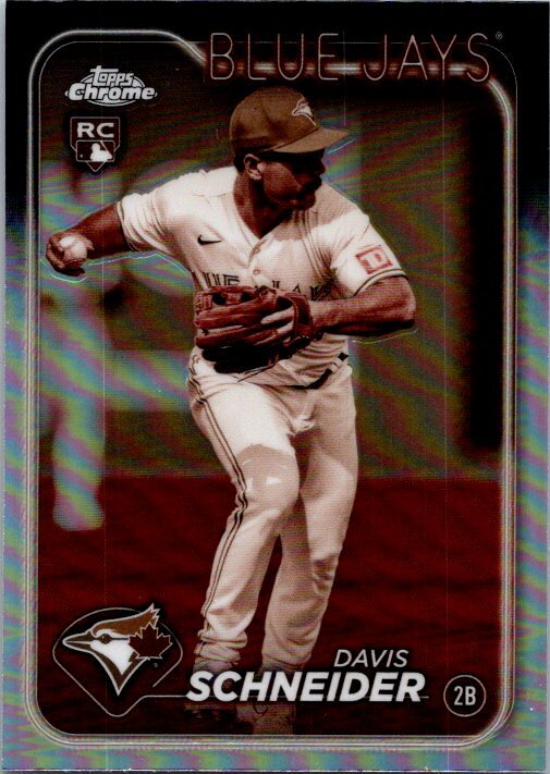 2024 Topps Chrome #290 Davis Schneider Sepia Refractors