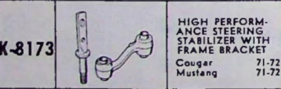 Moog High Performance Idler Arm FORD MUSTANG MERCURY COUGAR 1971-1972 K8173 - Image 2 of 2