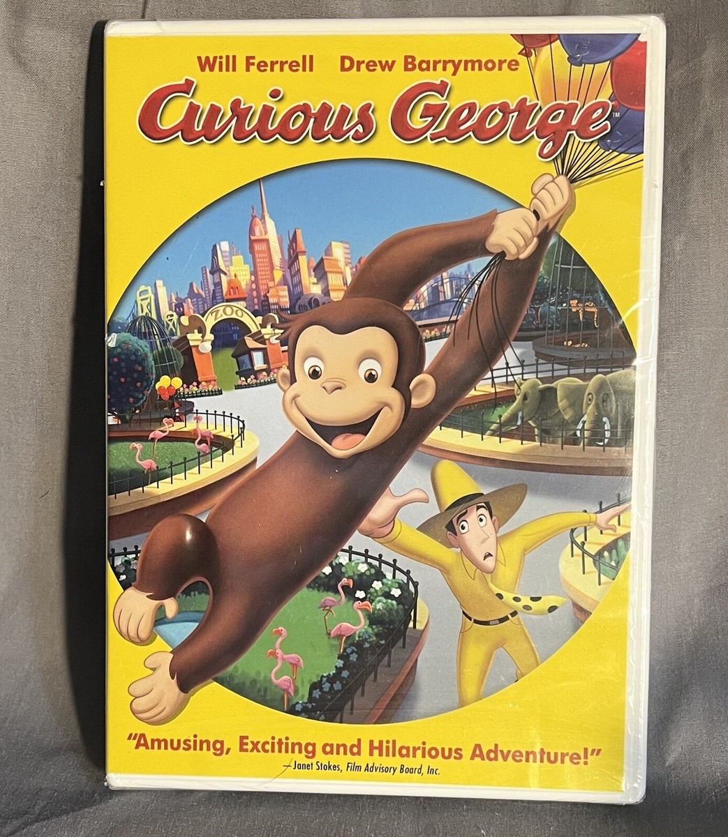 Curious George (DVD, Widescreen, 2006) Basically SEALED Small Tear