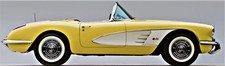Corvette Chevrolet Race Car Chevy 1 Classic Hot Rod Metal 55 12 57 18 1963 1957