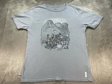 Arawak ECO FRIENDLY Peru Small Gray Shirt Offering Thanksgiving Llama Native Eat