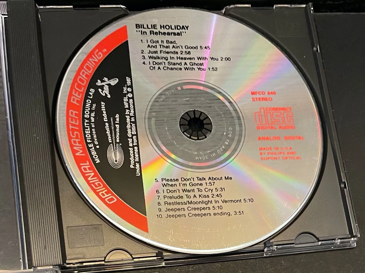 Las mejores ofertas en CD de Música MFSL Billie Holiday | eBay