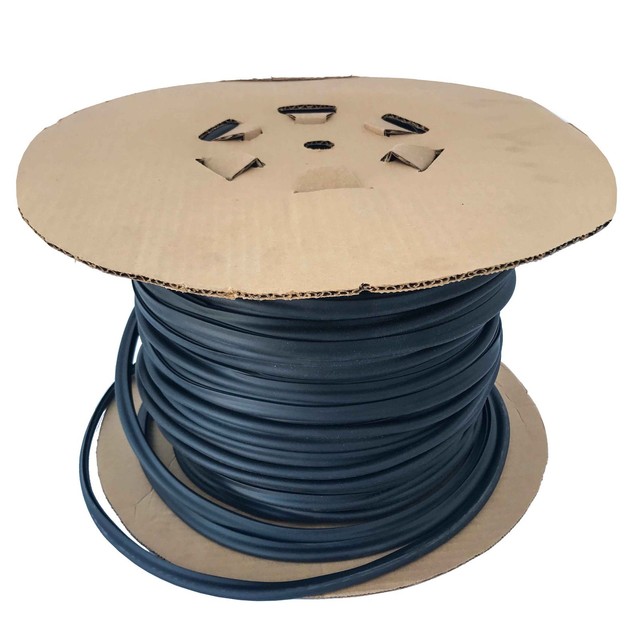 OEM Larson Black Rubber Boat Trim Seal U Channel .56" x .370" 0300592